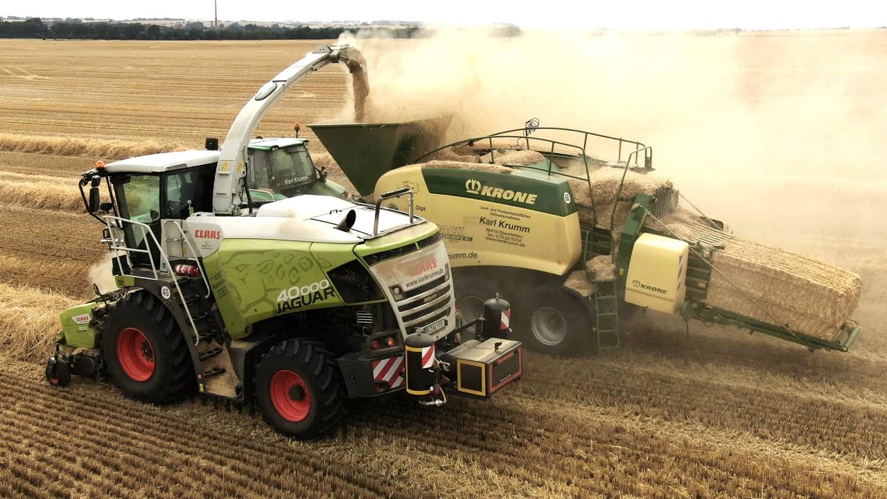**TOP** Claas Jaguar 40000 | Deutz-Fahr 9340 | Krone BiGPack 1290 II | 🇩🇪 DT22
