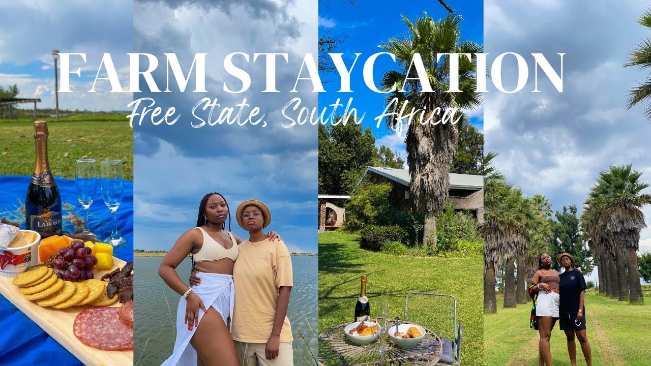 FARM STAYCATION IN FREE STATE, KROONSTAD | Gugu & Kearabilwe | South African Queer Couple #vlog