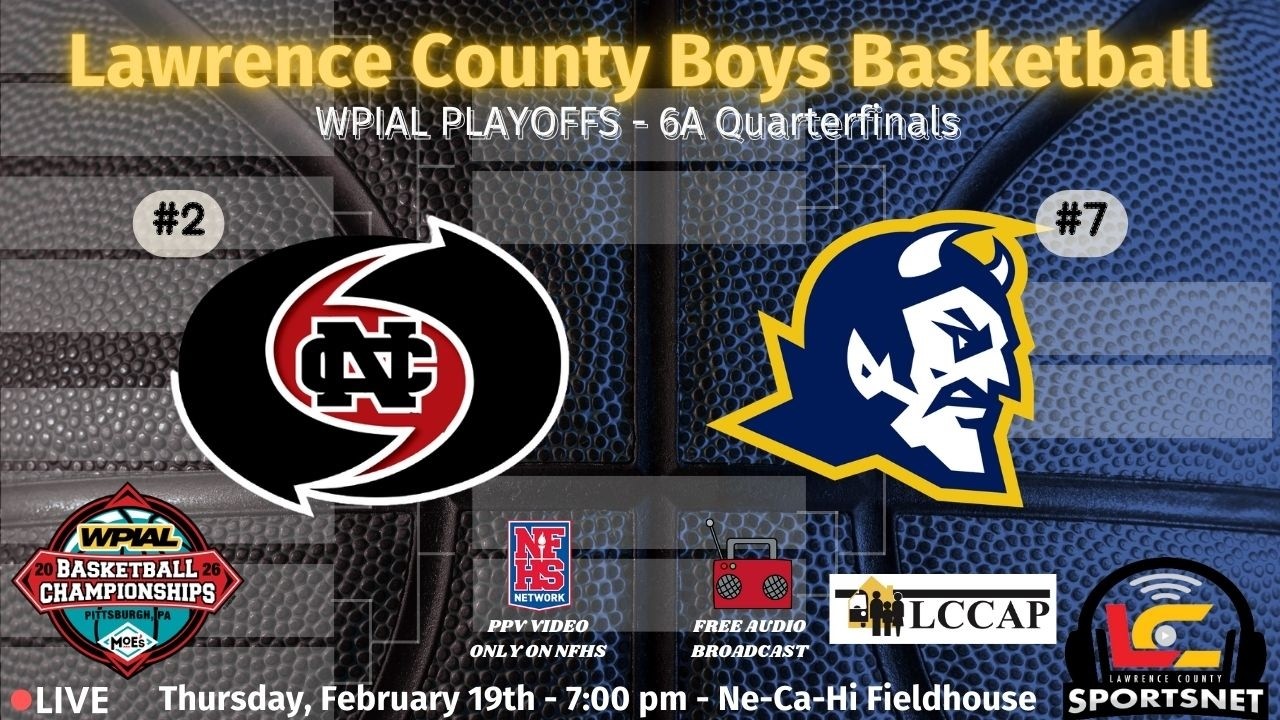 (AUDIO) #2 New Castle vs. #7 Mt. Lebanon - Boys Basketball - WPIAL 6A Quarterfinals - Feb. 18, 2026