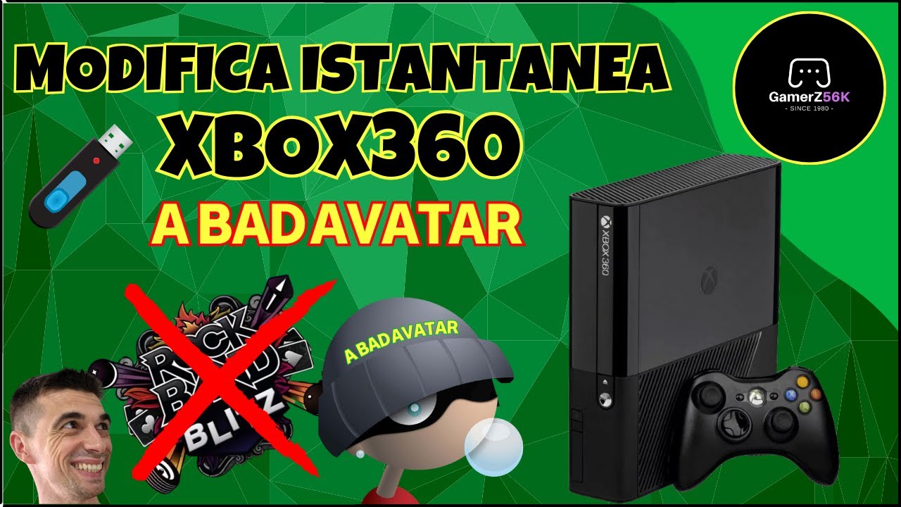 Modifica XBOX360 VELOCE AGGIORNAMENTO da ROCKBAND BLITZ a A BAD AVATAR! TUTORIAL #xbox360 #jailbreak