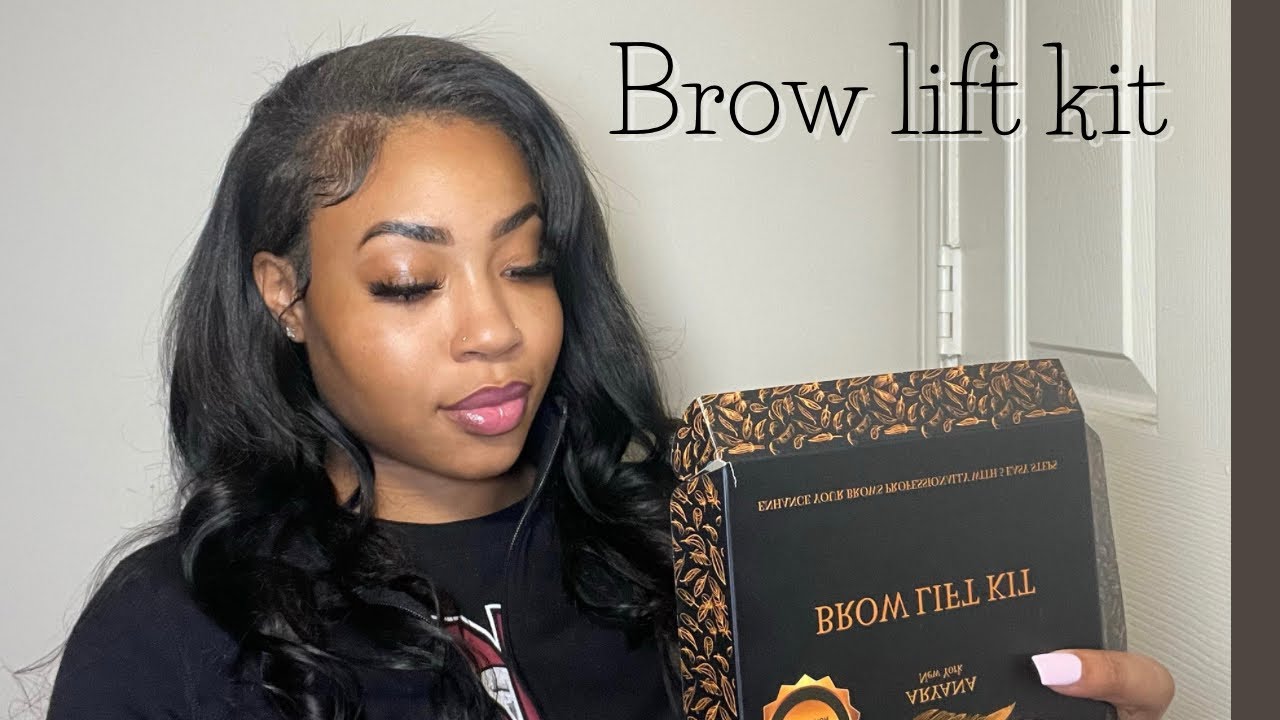 Brow lamination tutorial / review
