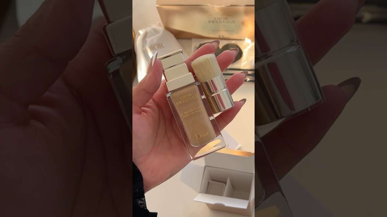 Unboxing Dior prestige foundation