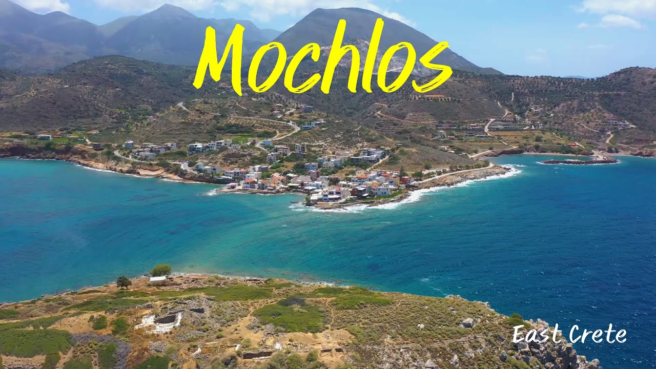 Mochlos village Lasithi Crete Greece 4K