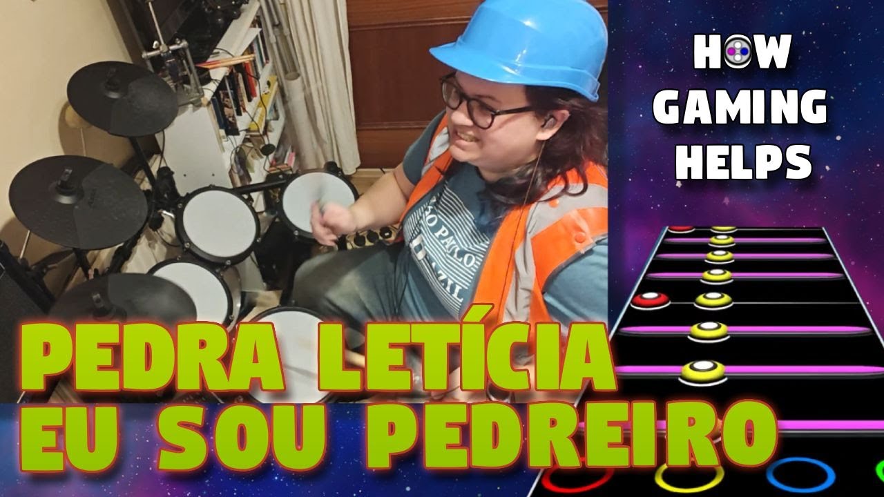 Can You Really Learn Drums With Video Games? Pedra Letícia - Eu Sou Pedreiro (Drum Cover)
