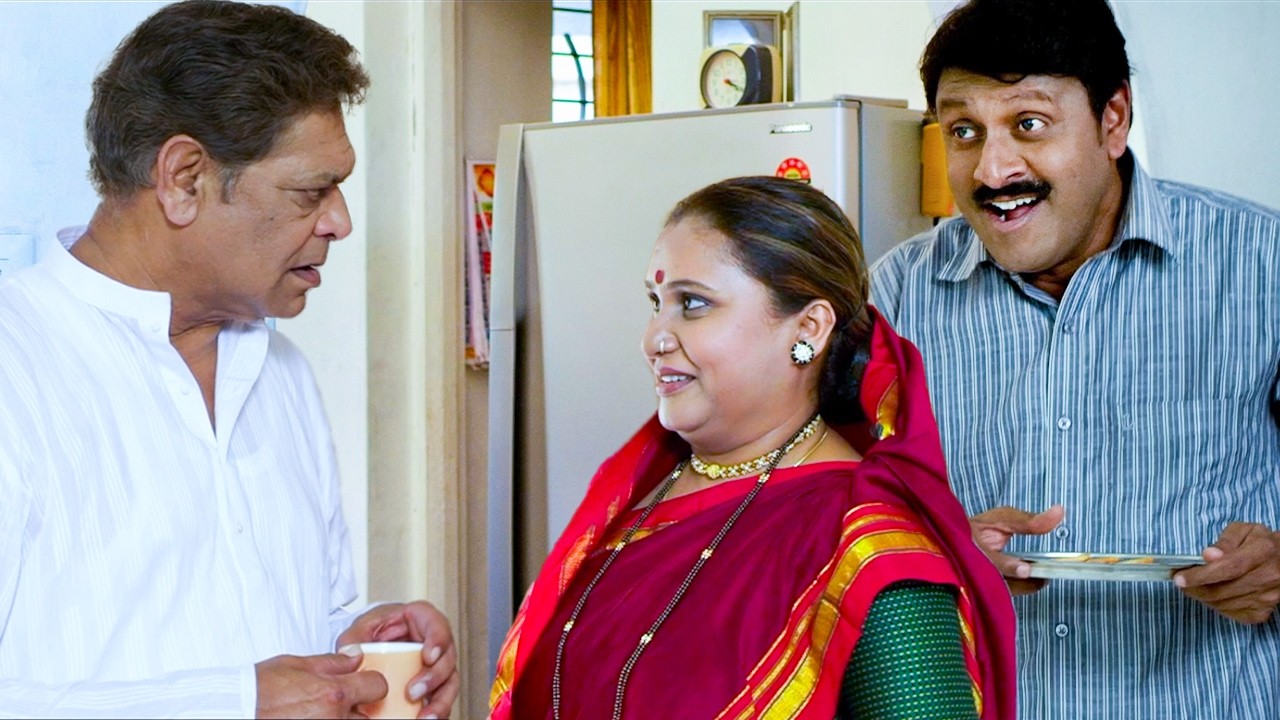 तुजा पैरला रोग लागते काय असा काय चलती तु- Dahavichi Aishi Ki Taishi Marathi Movie Best Comedy Scene