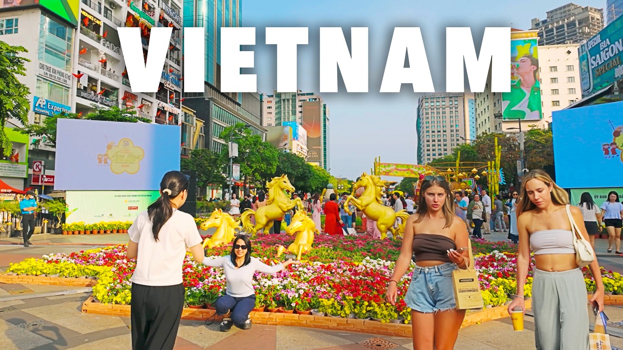 This Happens Only Once a Year in Vietnam (Tết Celebration in Ho Chi Minh City)