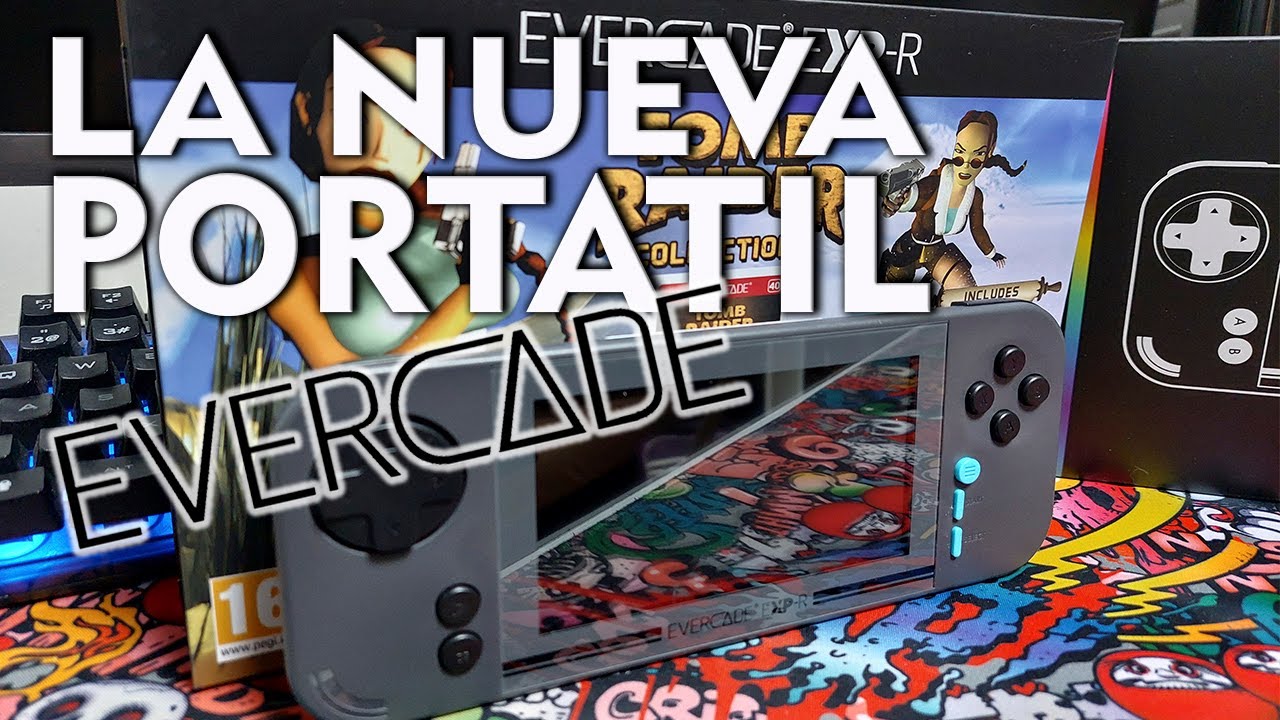#EVERCADE EXP-R  La nueva portátil + TOMB RAIDER