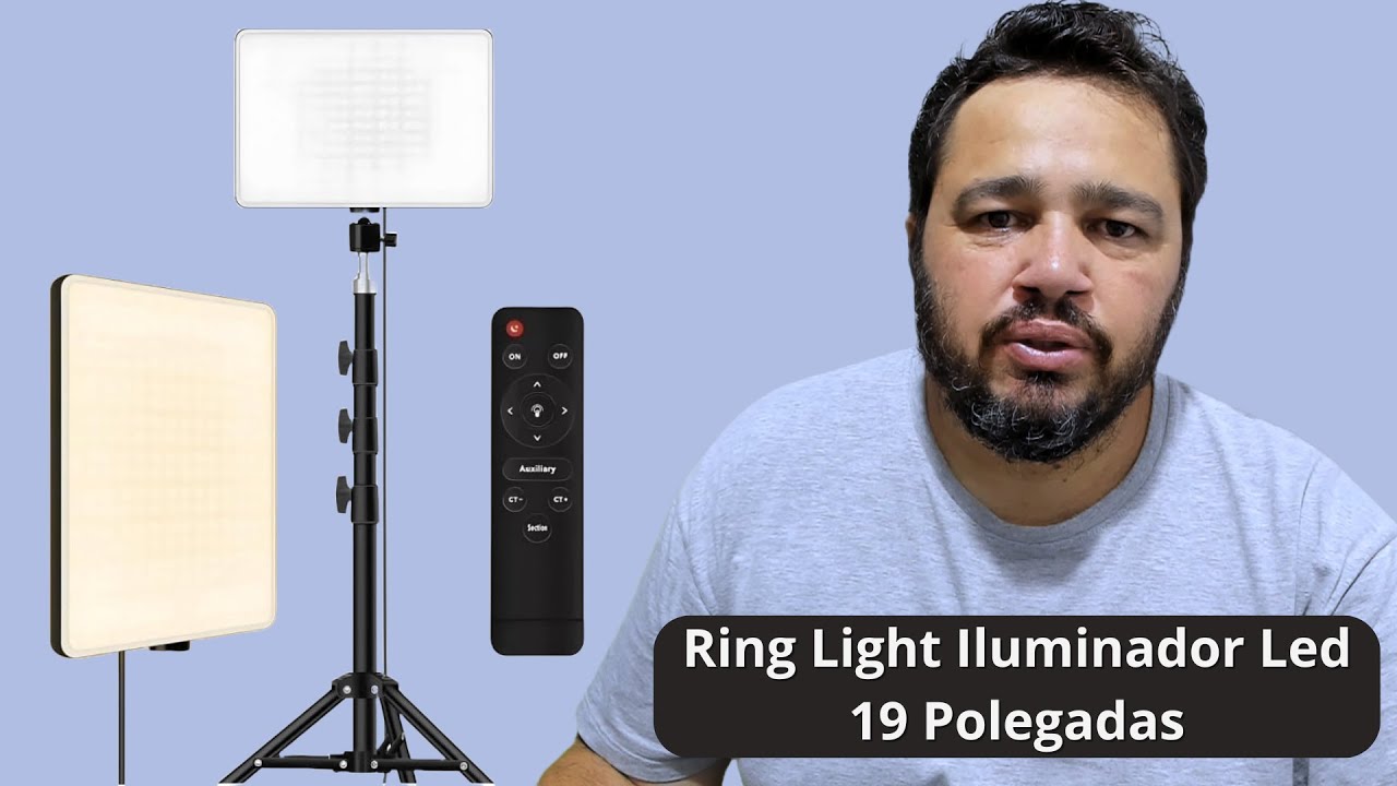 Ring Light Iluminador Led Retangular 19 Polegadas | Fabio Silva