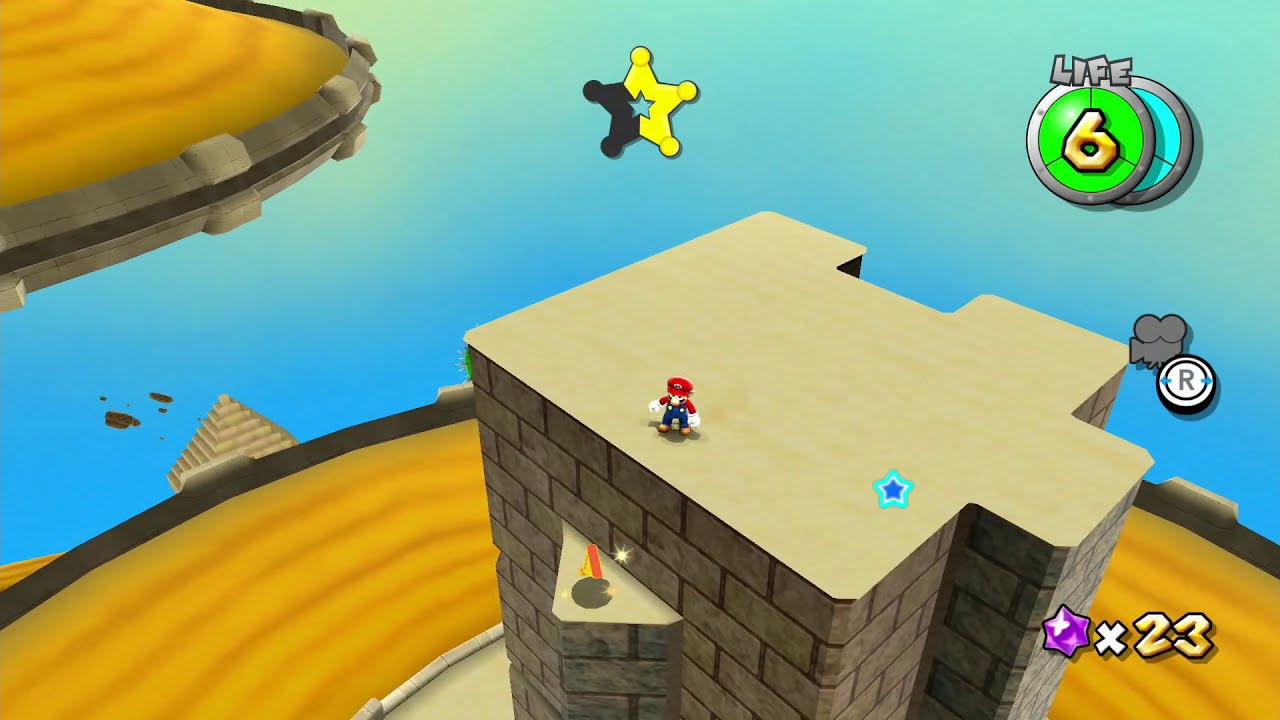 Sunbaked Sand Castle ~Dusty Dune Galaxy~ Super Mario Galaxy🍄Super Mario 3D All Stars #ahm 😶No Mic