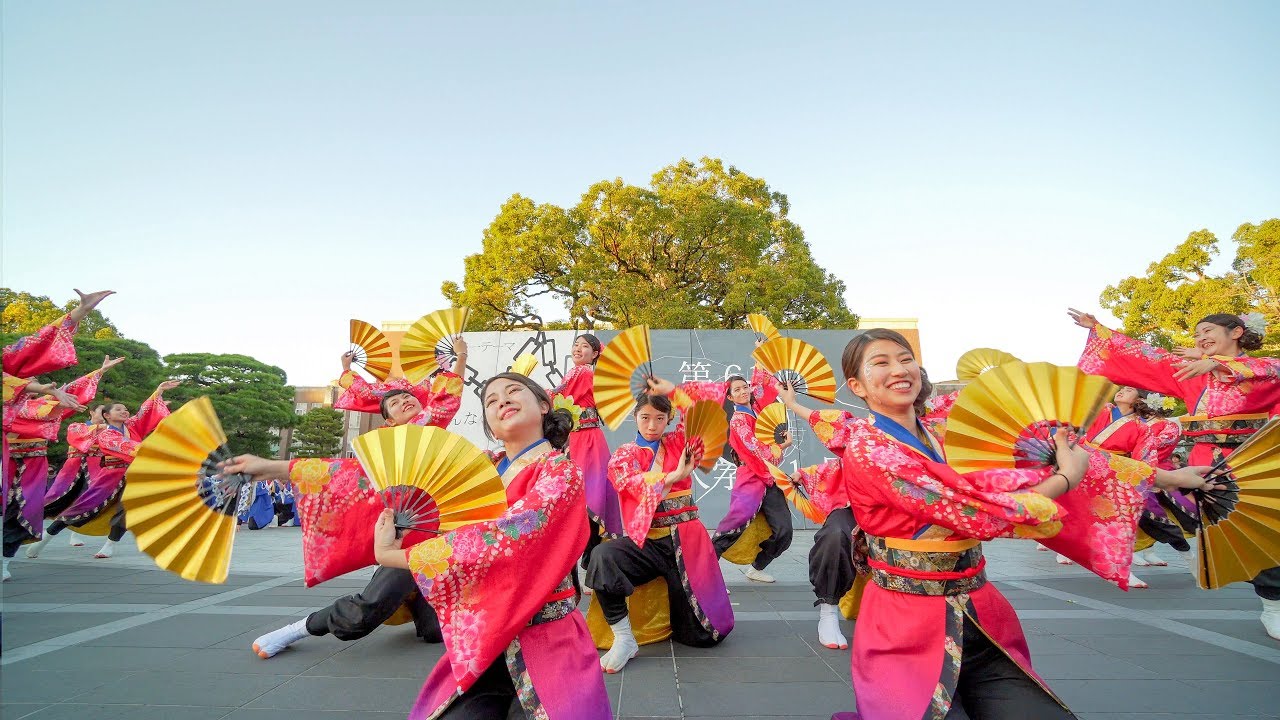 [4K] 京炎 そでふれ！志舞踊　のつきみ祭 2019