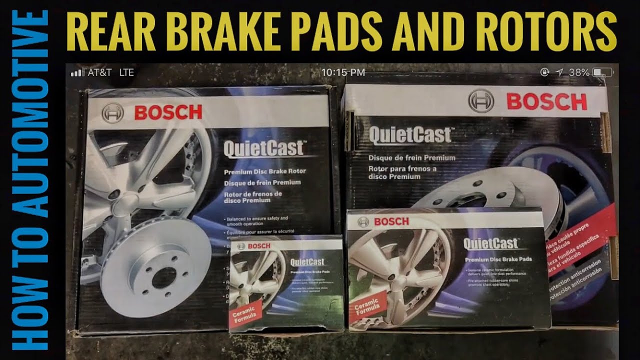 How To Replace The Rear Brake Pads And Rotors On A 2001-2006 Toyota Camry: A Step-by-step Guide