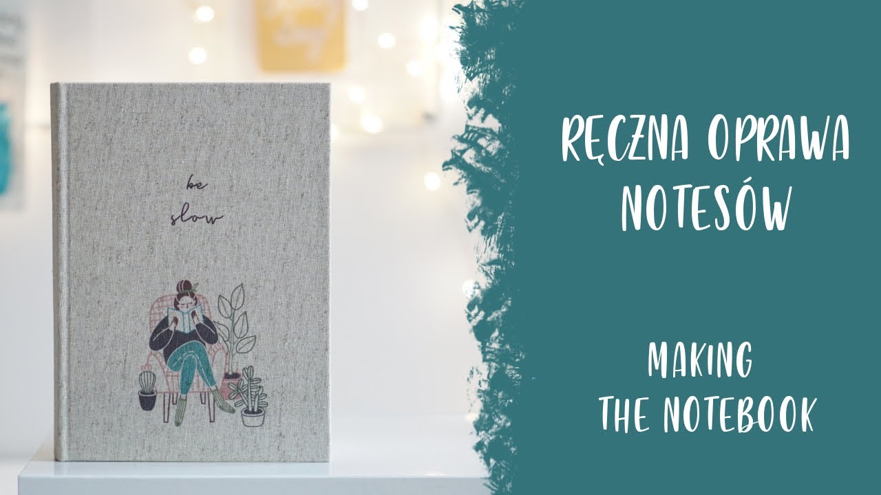 Bookbinding: making a notebook cover | Introligatorstwo: oprawa notesu