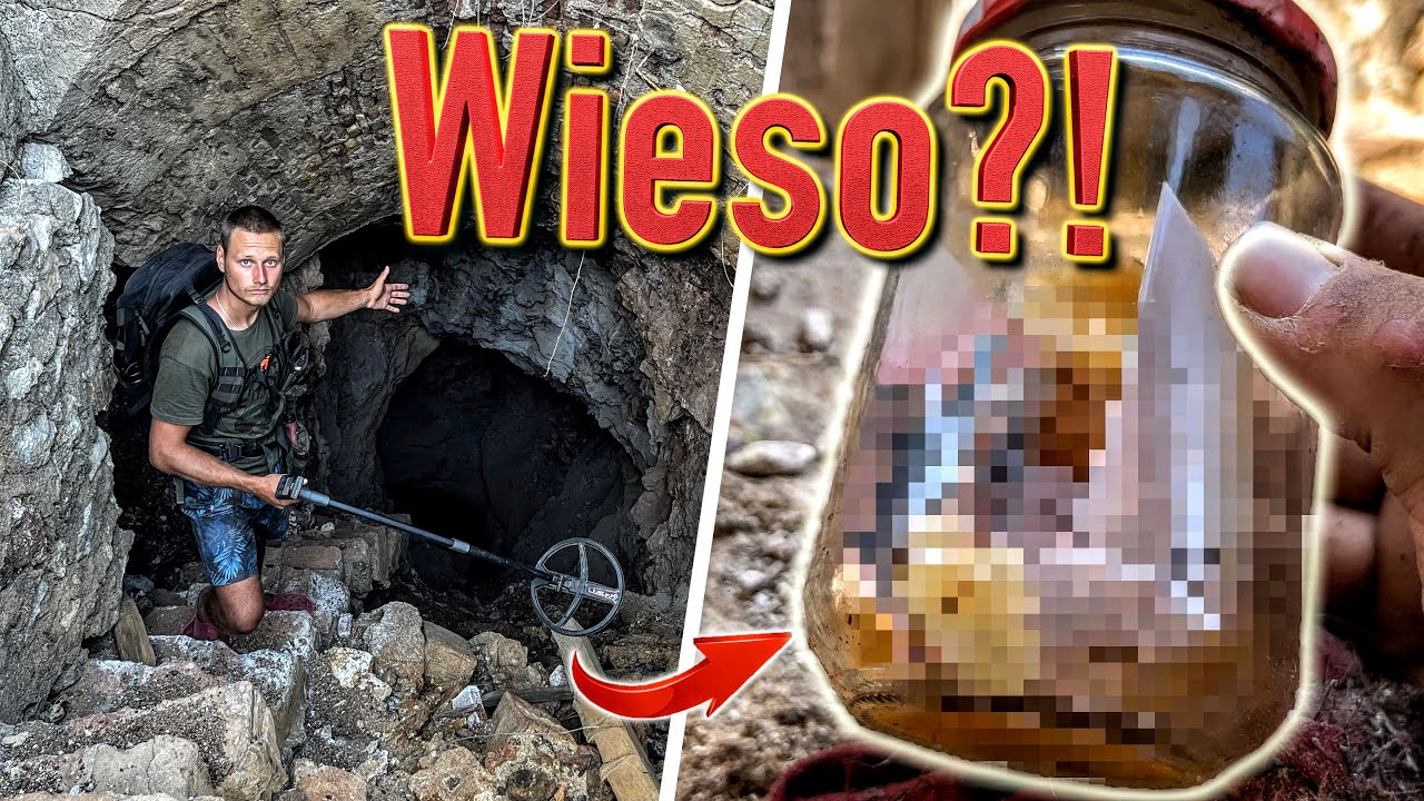 Wieso wurde DAS im verlassenen BERGWERK versteckt?! 🤔 (gefährliche Schatzsuche mit Metalldetektor)