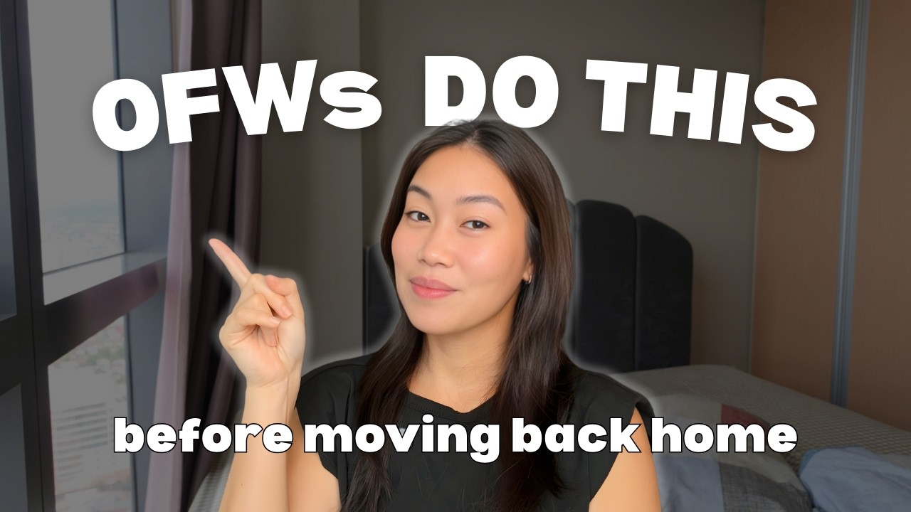 Moving Back to the Philippines as an OFW