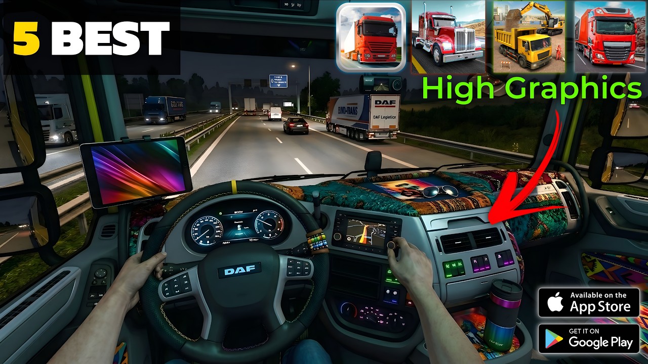 Top 5 Upcoming Truck Simulator Games 2025 🚛 | Most Realistic New Truck Games