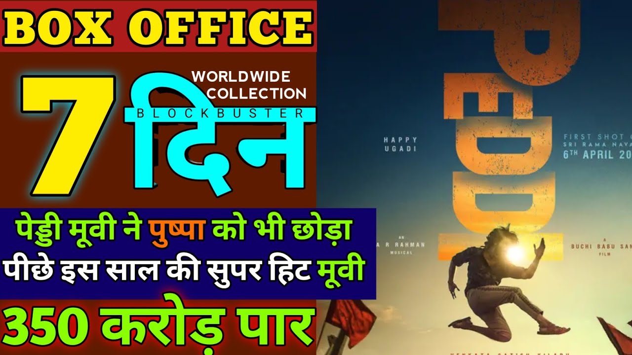 Peddi 6th Day Box Office Collections, Ram Charan, Jhanvi, Peddi Worldwide Box Office Collections