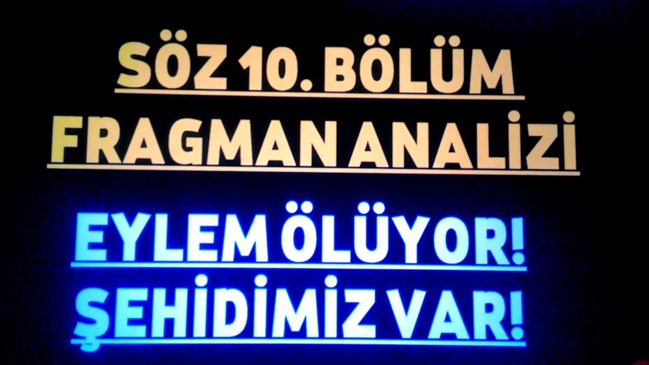 S&Ouml;Z 10 B&Ouml;L&Uuml;M KURT DERELİ &Ouml;L&Uuml;YORMU