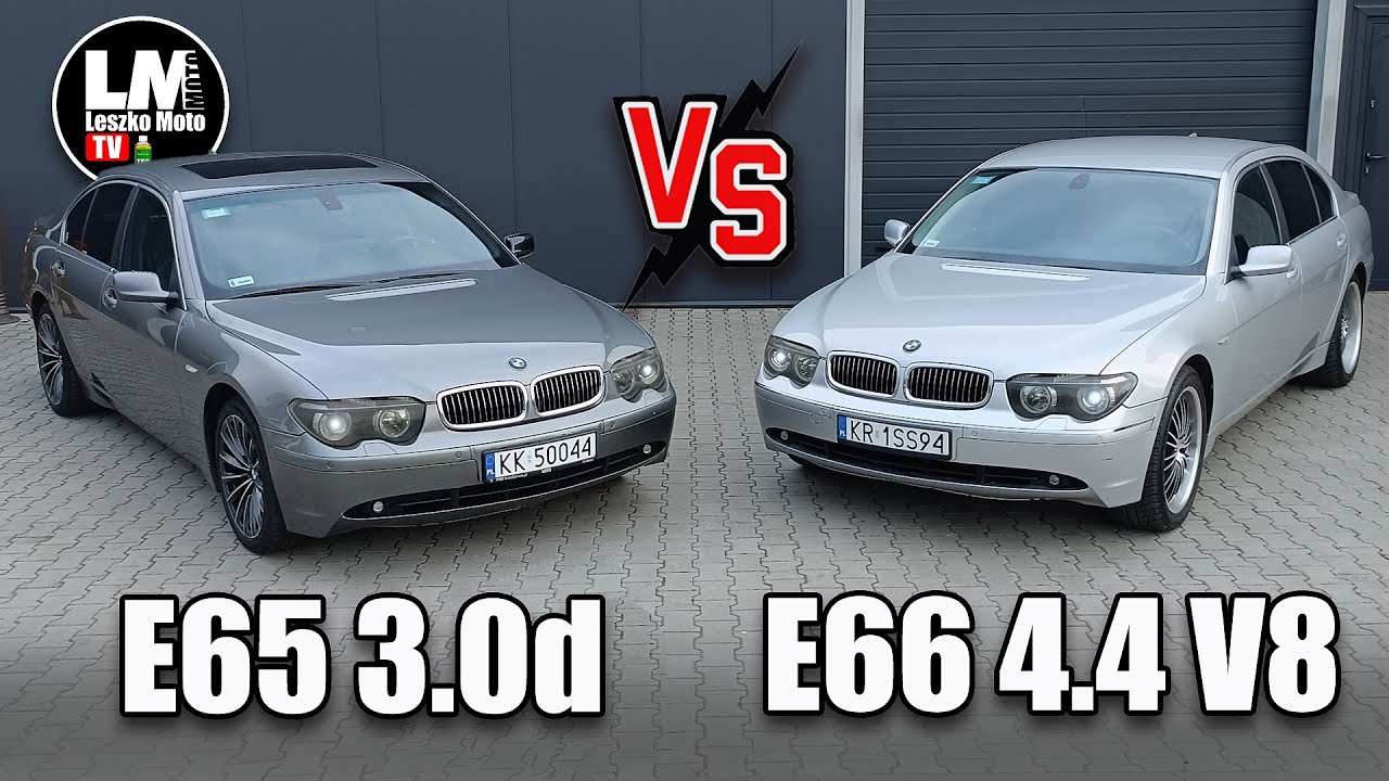 Por&oacute;wnanie BMW 7 E65 i E66 !! Jakie są r&oacute;żnice 3.0d i 4.4 V8?