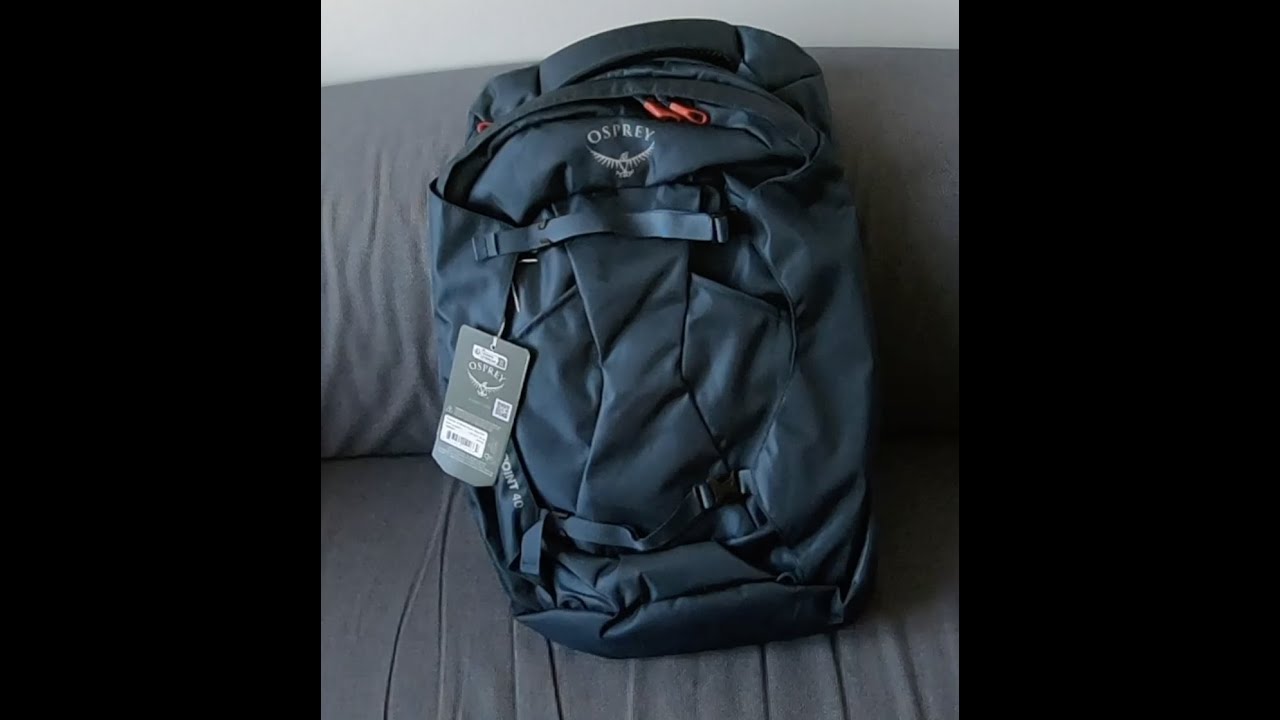2023 Osprey Farpoint 40 - muted space blue unboxing