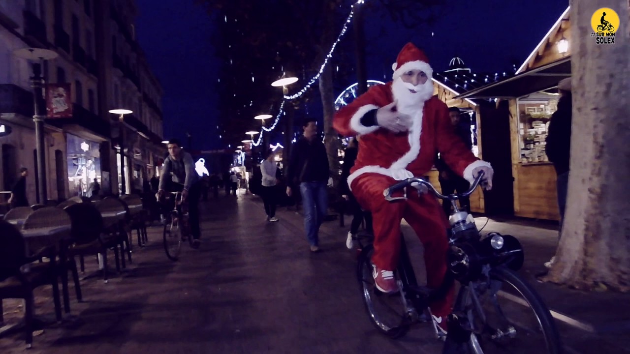 Le p&egrave;re Noel rap en pleine rue    (R.Can) #Surmonsolex