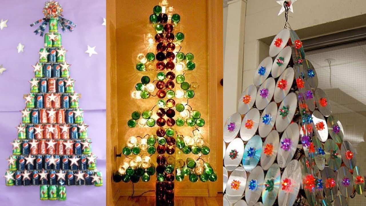🎄+100 ИДЕЙ ДЛЯ РОЖДЕСТВЕНСКОЙ ЕЛКИ ИЗ ПЕРЕРАБОТАННЫХ МАТЕРИАЛОВ - ИДЕИ РОЖДЕСТВЕНСКОГО ДЕКОРА 202...