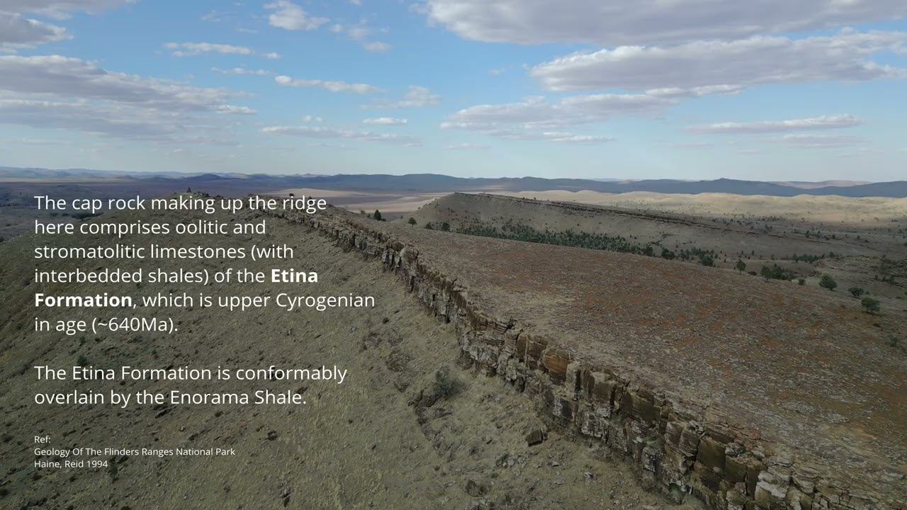 Geology of the Great Wall Of China, Ikara-Flinders Ranges National Park - 4K