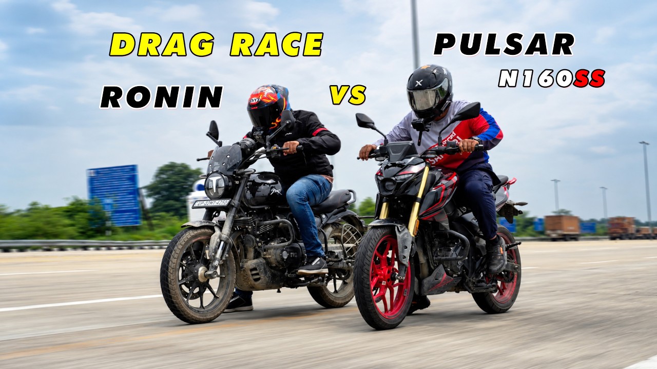 2026 TVS Ronin vs 2026 Bajaj Pulsar N160SS 4v DRAG RACE