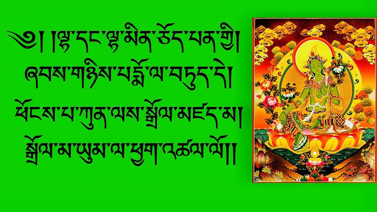 སྒྲོལ་མ་ཉེར་ཅིག་གི་བསྟོད་པ།  Tara 21 prayer  Dolma prayer