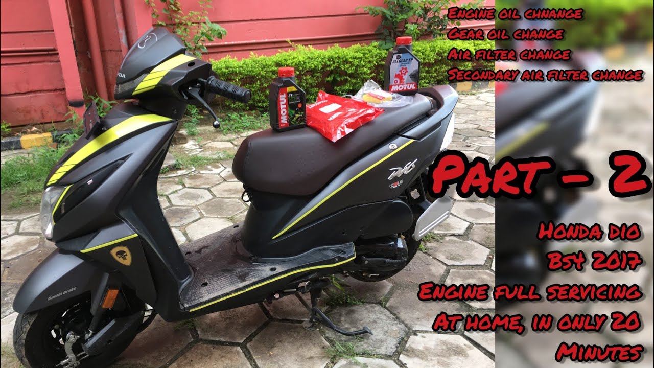 Full Servicing Of Honda Dio BS4 At Home, EasyTips&Tricks| Performance Increased| (Part - 2)