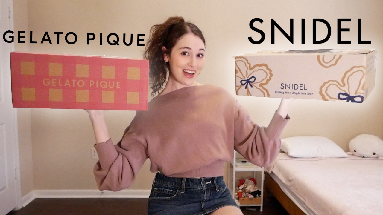 2026 福袋 ! Japanese lucky bag unboxing Snidel & Gelato Pique