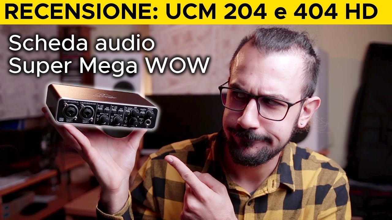 Recensione Behringer UMC 204 HD e UMC 404 HD, una delle migliori schede audio sul mercato !