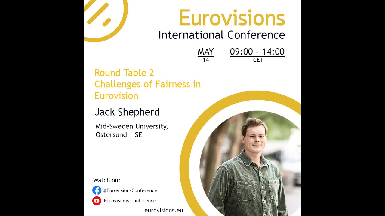 Exploring (Un)Fairness in Eurovision: Jack Shepherd at the Eurovisions International Conference 2025