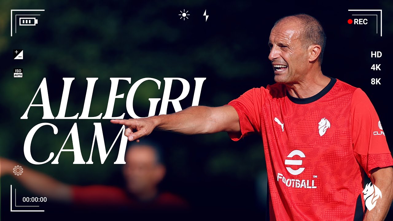 Allegri-cam, dietro le quinte con Mister Max 👀