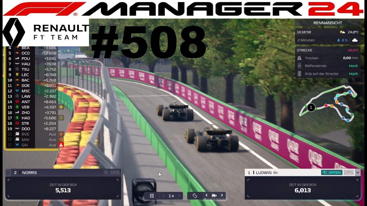 Unpassendes Timing für ein VSC! #508 -F1 Manager 24-