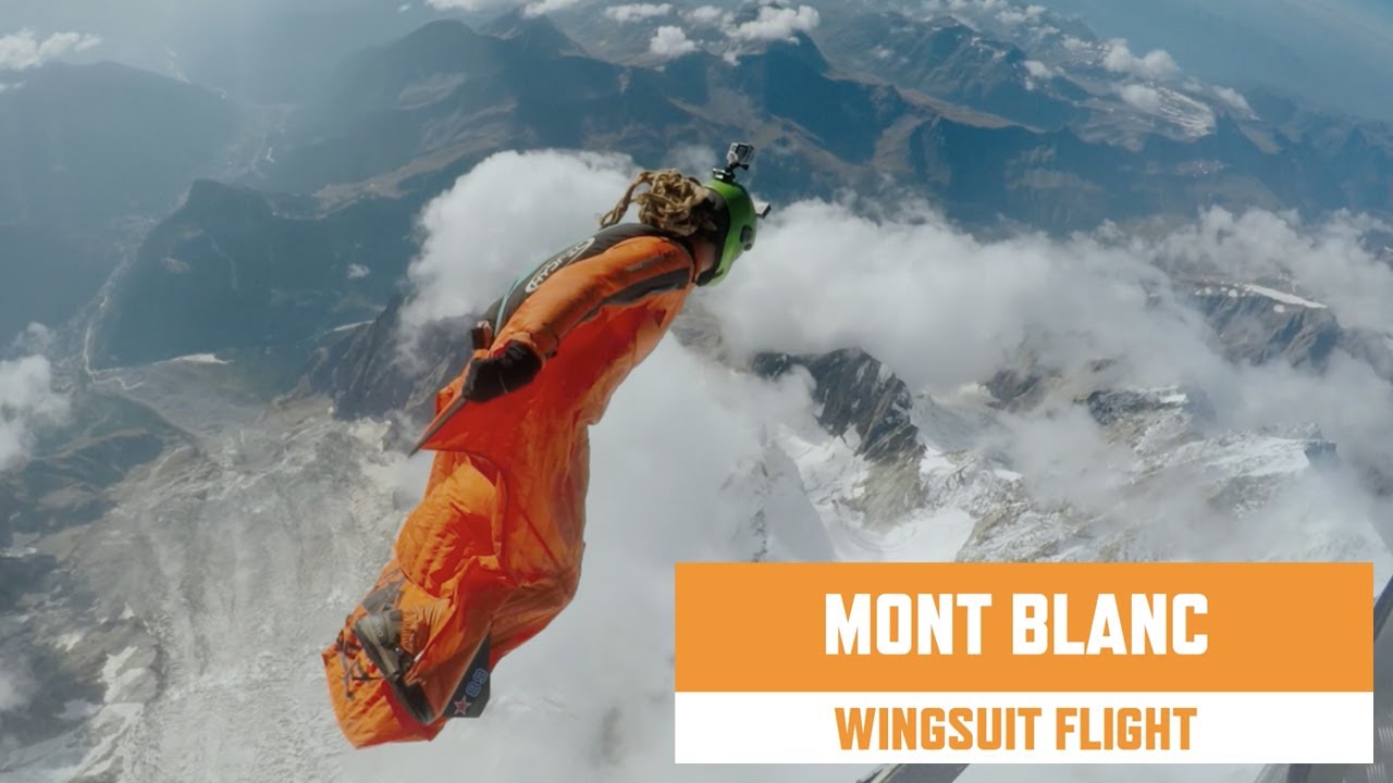 Wingsuit Flight Over The Mont Blanc
