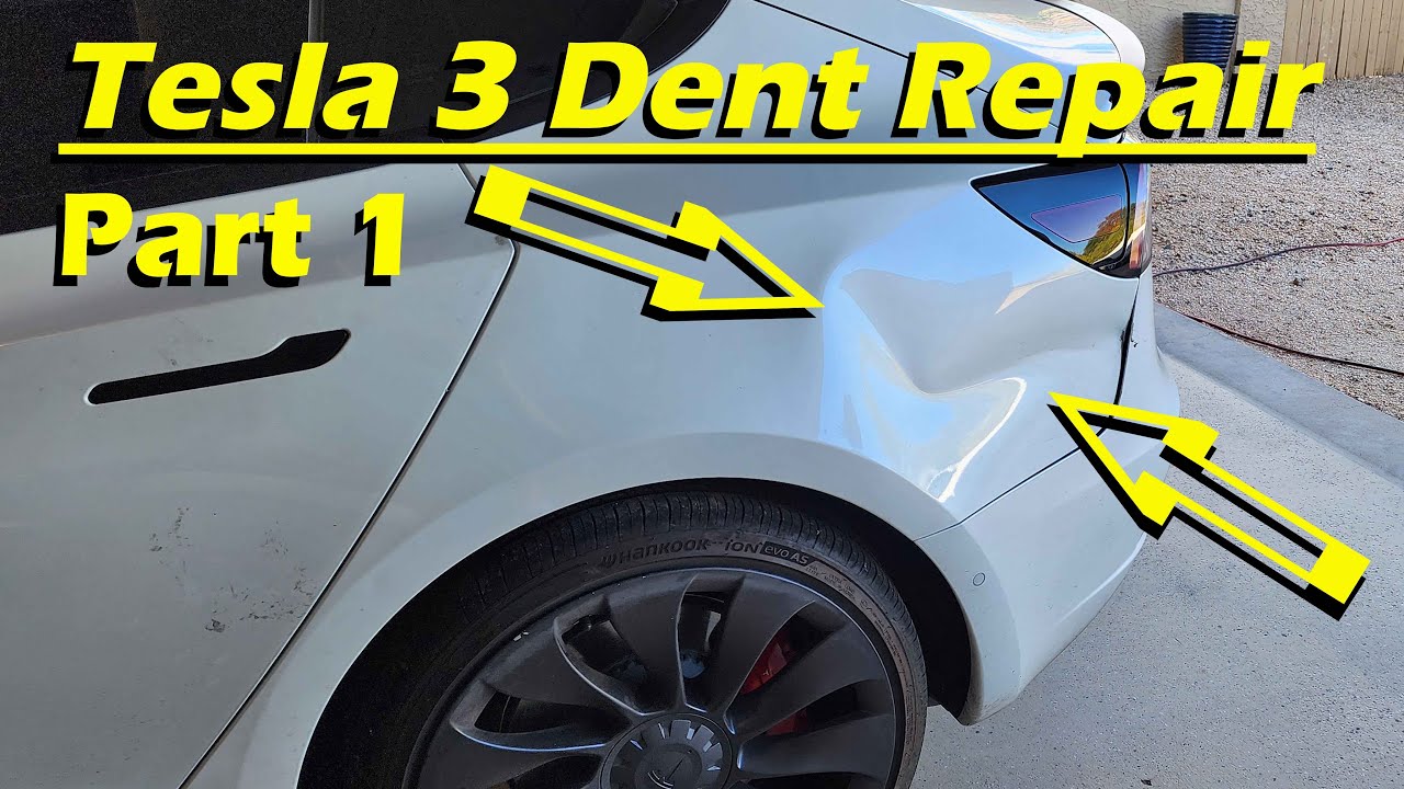 Quarter Panel, Bumper Mobile Repair Phoenix Arizona Tesla 3 