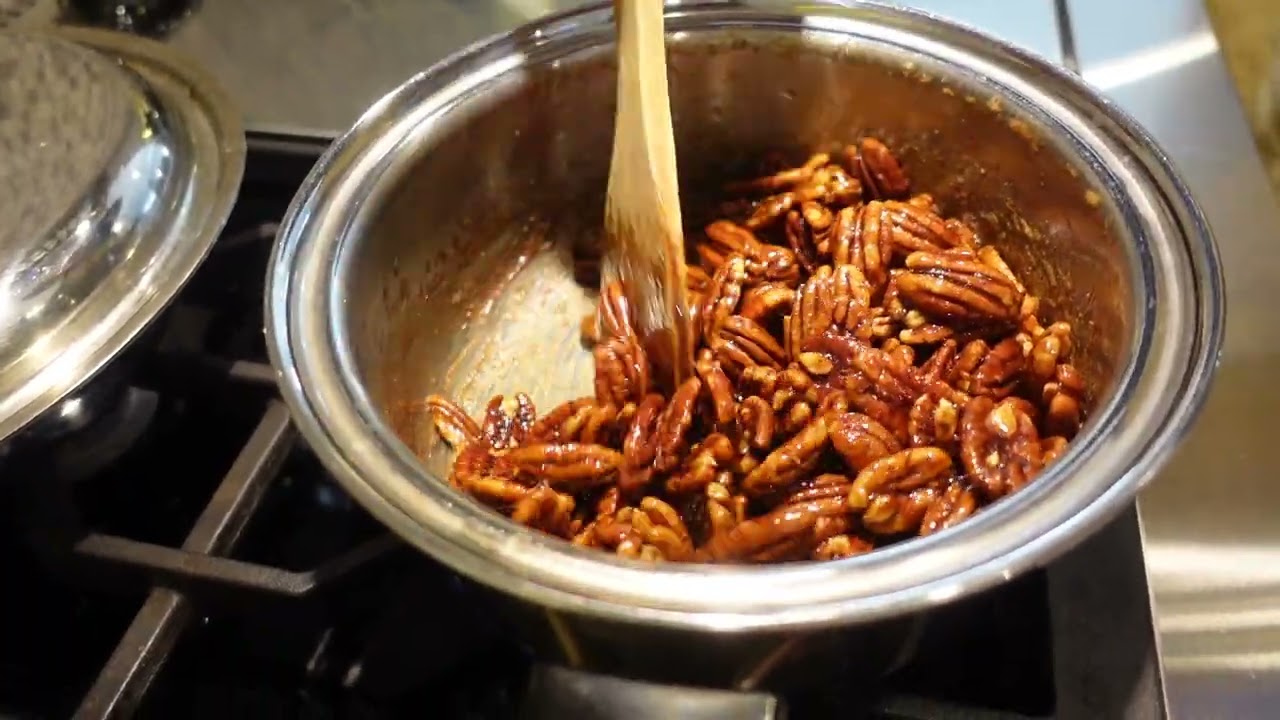 Maple Candied Pecans with guest chef John Gagliardi