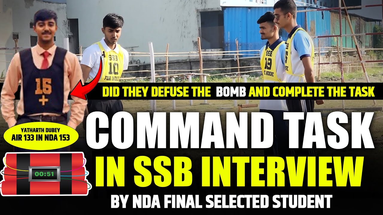 COMMAND TASK in gto | command task for SSB Interview Success