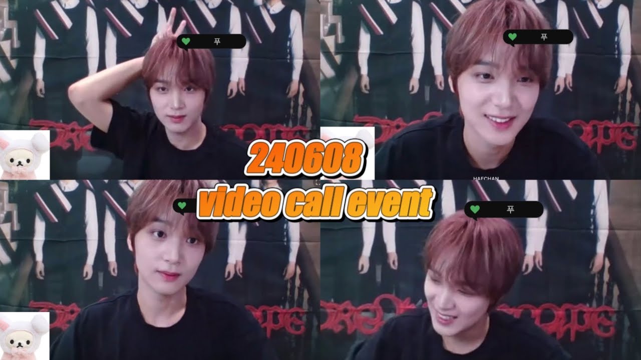 240608 해찬 영통 팬싸 video call event • nctdream 영통 • smoothie • DREAM( )SCAPE • 매번 기강잡히는 해프