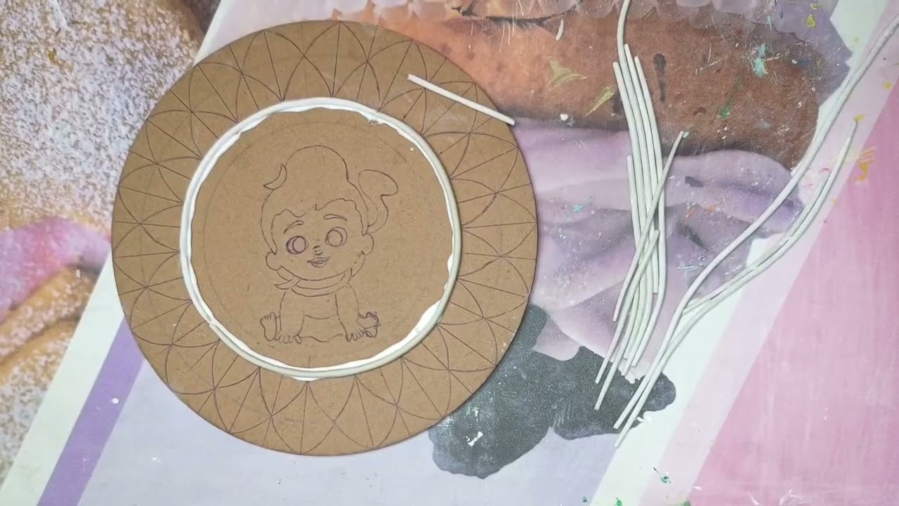 A Divine Lippan Art Journey for Shivratri....#omnamahshivaya#lippanartwork#fevicrylacryliccolours