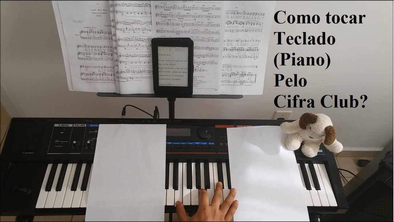 Como tocar Teclado (Piano)  Pelo Cifra Club?