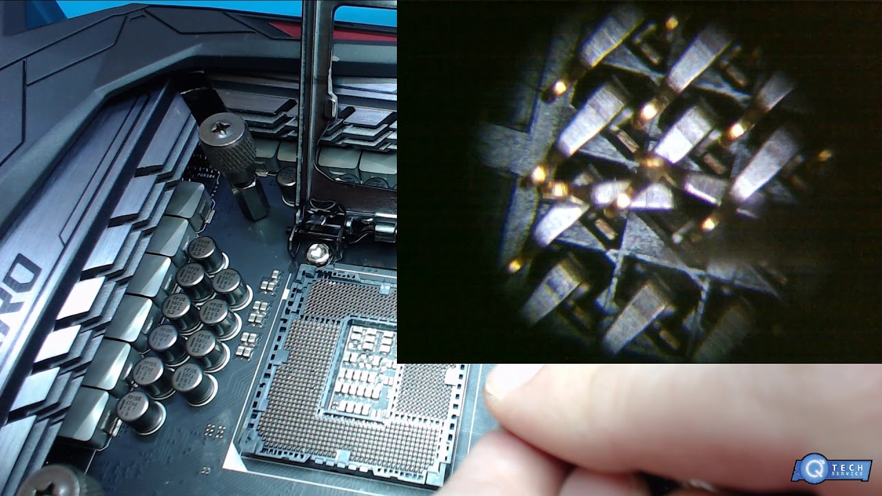 intel LGA1151 Socket. Bent Pins . FIX!