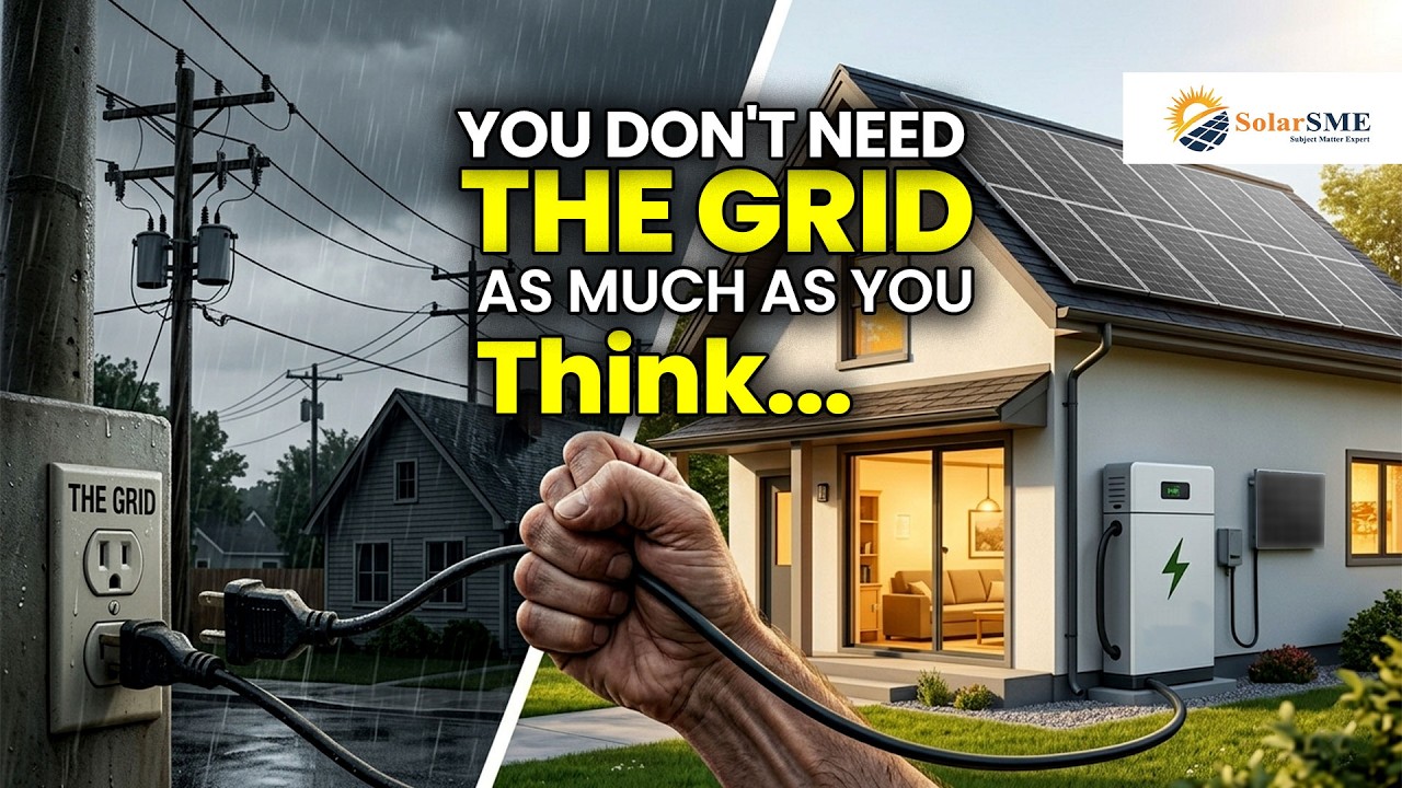 You Don't Need the Grid as Much as You Think #energyindependence