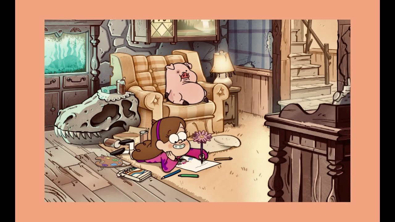 Arts and Crafts w/ Mabel Pines Ambience 🎨 - Gravity Falls ASMR to Sleep, Study and Relax 🌲