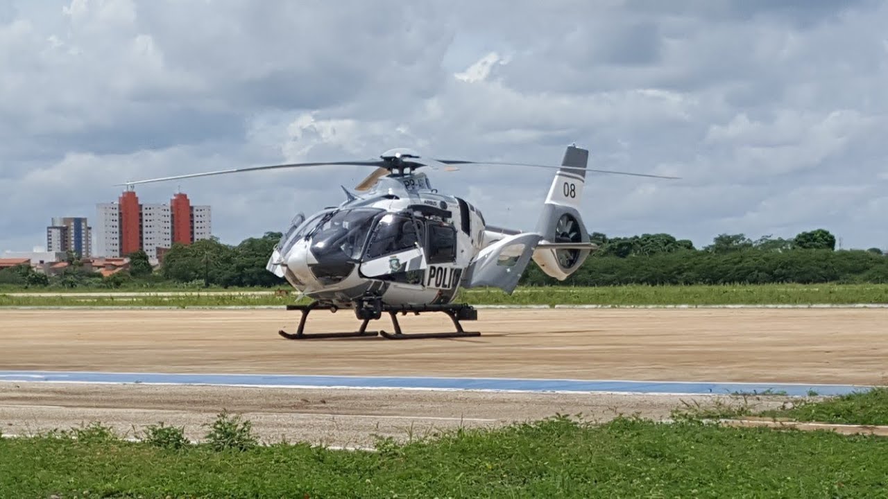 [SBMS/FOR] helicóptero h135 da ciopaer-CE transferência de um paciente para Fortaleza