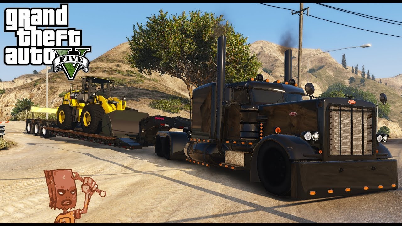 LETS PLAY! : Testing the new shop hauler, Peterbilt 379 /w custom sounds.