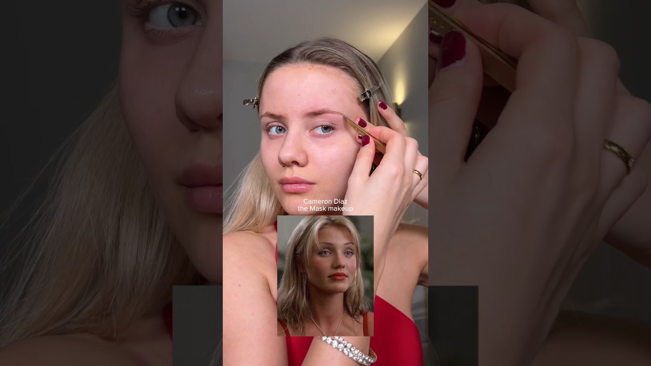 Cameron Diaz &lsquo;THE MASK&rsquo; makeup 🎭💋