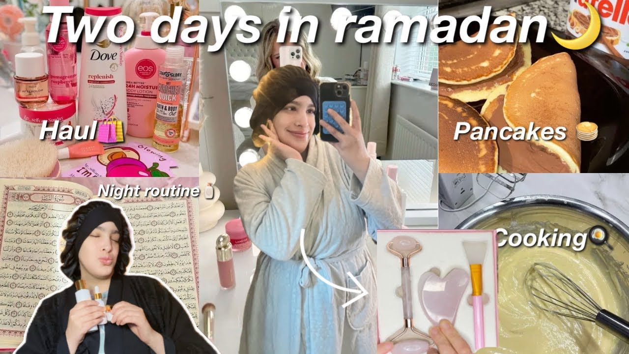 2 days With me in Ramadan🌙✨دوزو معايا يومين فرمضان🤩صيبت بانكيك و حرقتهم😭مشترياتي🛍️(cleaning,cooking…