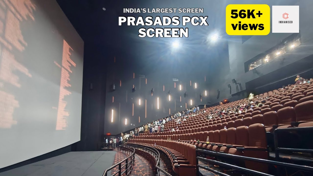 PCX Screen- Prasads multiplex Hyderabad। India's largest screen #pushpa2 #alluarjun