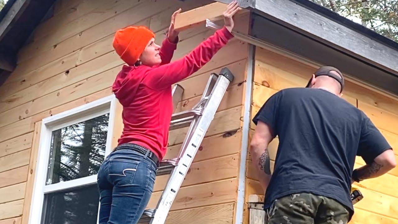 Off Grid Tiny Cabin | Exterior Siding / Soffit